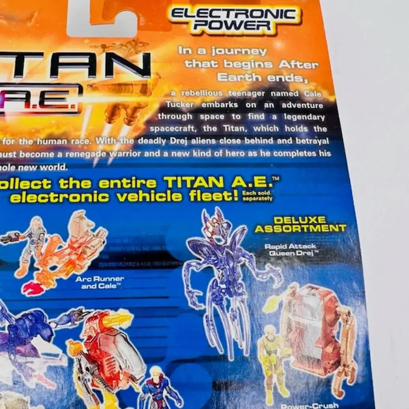 NEW Hasbro 2000 Titan A.E. Electronic Power Fleet Vehicle - Bac Runner & Cale - Picture 3 of 6